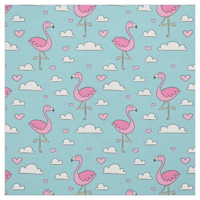 Flamingo-Muster Stoff (Muster)