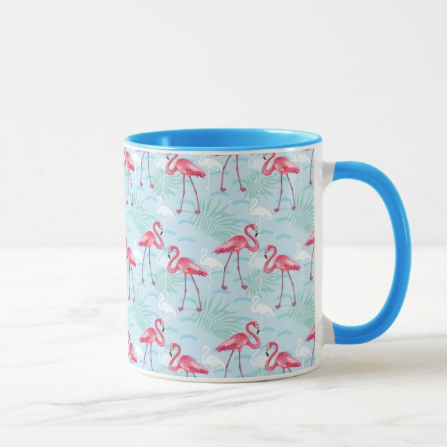 Flamingo-Muster Tasse (Rechts)
