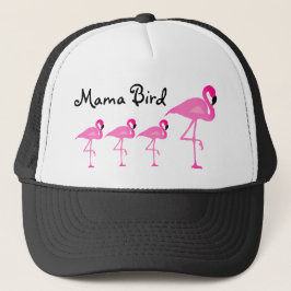 Flamingo-Mutter Bird Trucker Hat Truckerkappe
