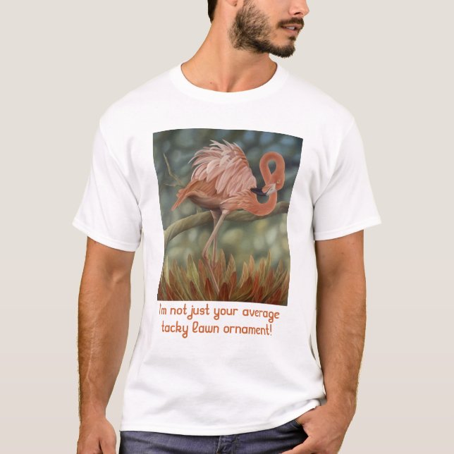 Flamingo-NachtShirt T-Shirt (Vorderseite)