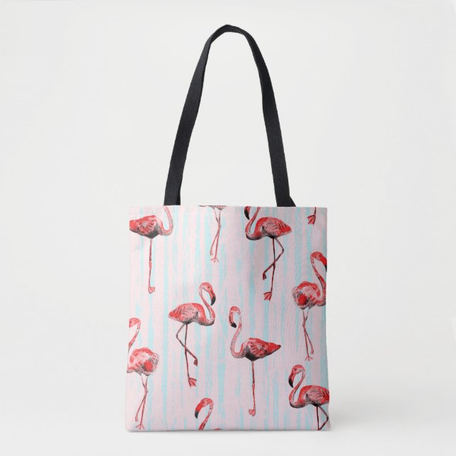 Flamingo nahtloses Muster (Vorderseite)