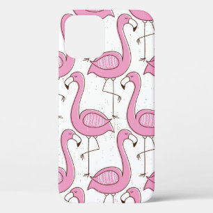 Flamingo nahtloses Muster, Vintages exotisches Des Case-Mate iPhone Hülle