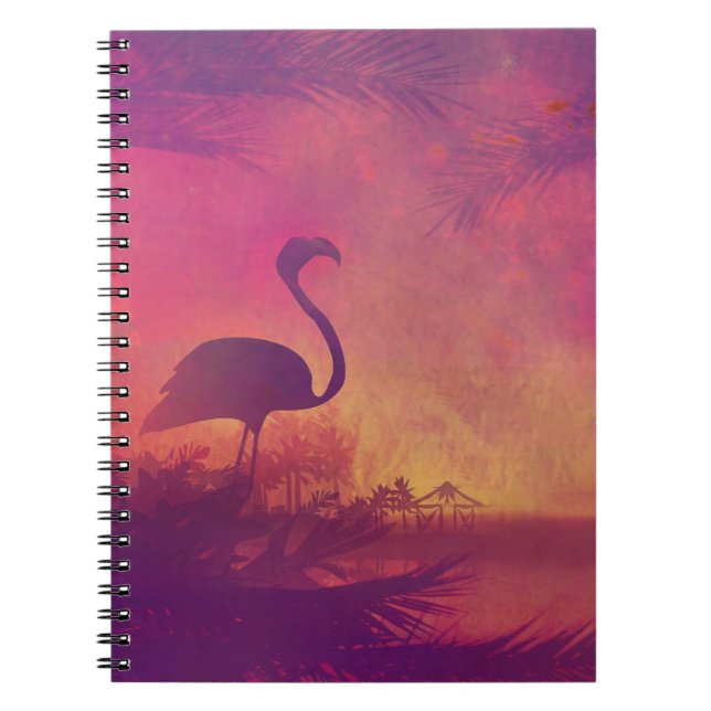 Flamingo Notizblock (Vorderseite)