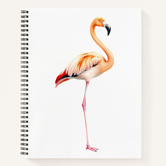 Flamingo Notizbuch (Vorderseite)