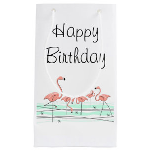 Flamingo Ocean Group Happy Birthday kleine Geschenktüte