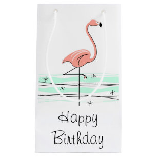 Flamingo Ocean Happy Birthday klein Kleine Geschenktüte