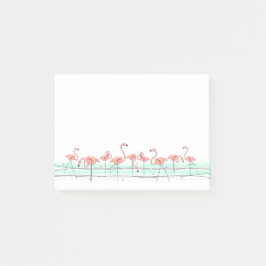 Flamingo Ocean Line Post-it Klebezettel