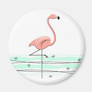 Flamingo Ocean Magnet