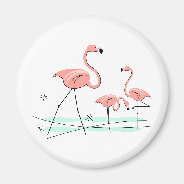 Flamingo Ocean Trio 2 Magnet (Vorne)