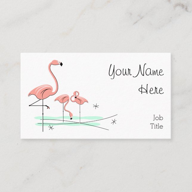 Flamingo Ocean Trio 4 Visitenkarte (Vorderseite)