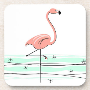 Flamingo Ocean Untersetzer Kunststoff
