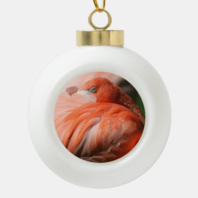 Flamingo Ornament (Vorderseite)