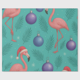 Flamingo Ornament Geschenkpapier