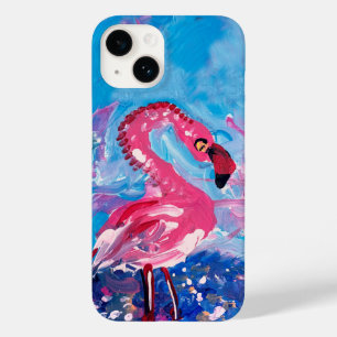 Flamingo Painting Case-Mate iPhone 14 Hülle