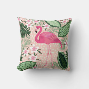 Flamingo, Palmen, Küchendesign Kissen