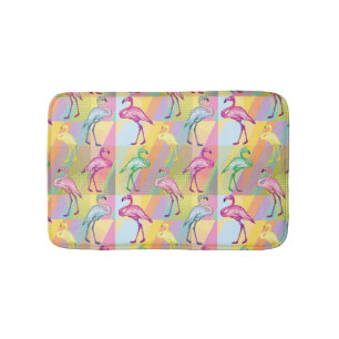Flamingo-Parade Badematte