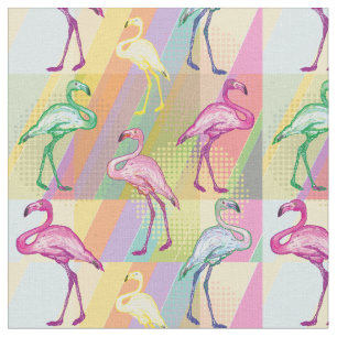 Flamingo-Parade Stoff