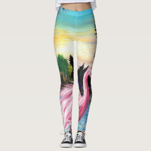 Flamingo Paradise Leggings
