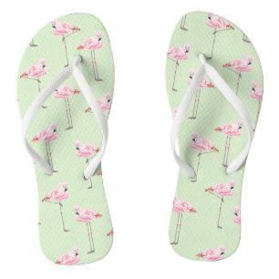 FLAMINGO PARK MINT Slim Strap FlipFlops Thongs
