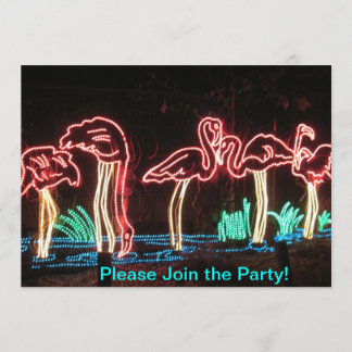 Flamingo-Party Einladungen