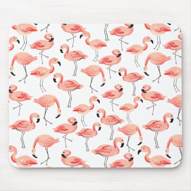 Flamingo-Party Mousepad (Vorne)