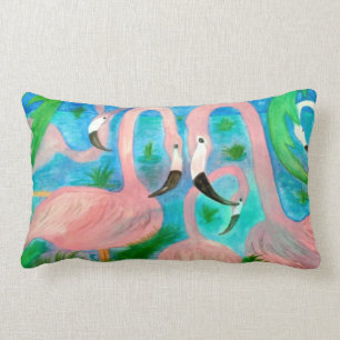 Flamingo Party Throw Kissen