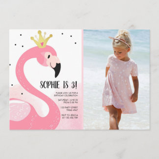 Flamingo-Party tropischer rosa Einladung