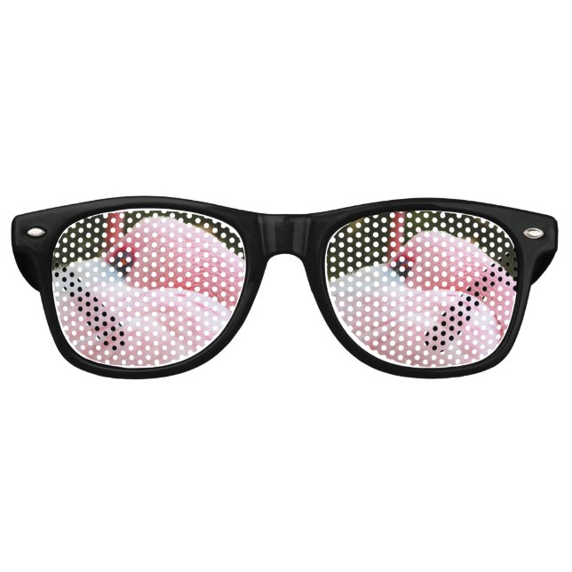 Flamingo Partybrille (Vorderseite)