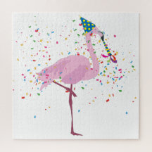 Flamingo Partying - Tiere mit Party