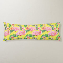 Flamingo Pattern Body Pillow Seitenschläferkissen