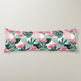 Flamingo Pattern Body Pillow Seitenschläferkissen