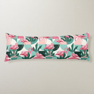 Flamingo Pattern Body Pillow Seitenschläferkissen