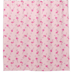 Flamingo Pattern Duschvorhang