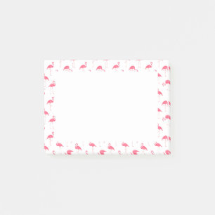 Flamingo Pattern Post-it Klebezettel