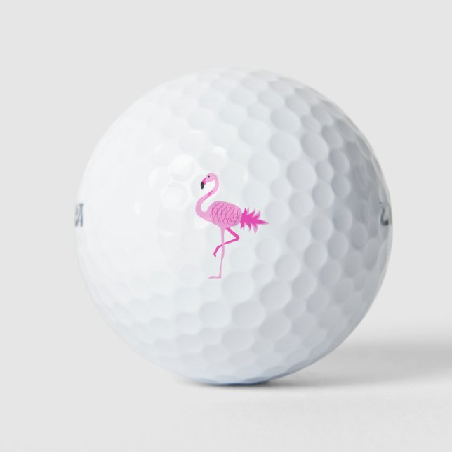 Flamingo Pineaple Golfball (Vorderseite)