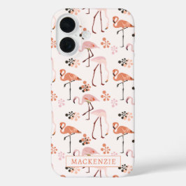Flamingo Pink Coral Name iPhone 16 Hülle