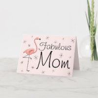 Flamingo Pink Fabulous Mama! Mutterkarte