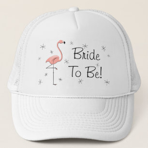 Flamingo Pink 'Flansch To Be!' Trucker hat Truckerkappe