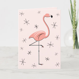 Flamingo Pink Happy Birthday Grüße Karte