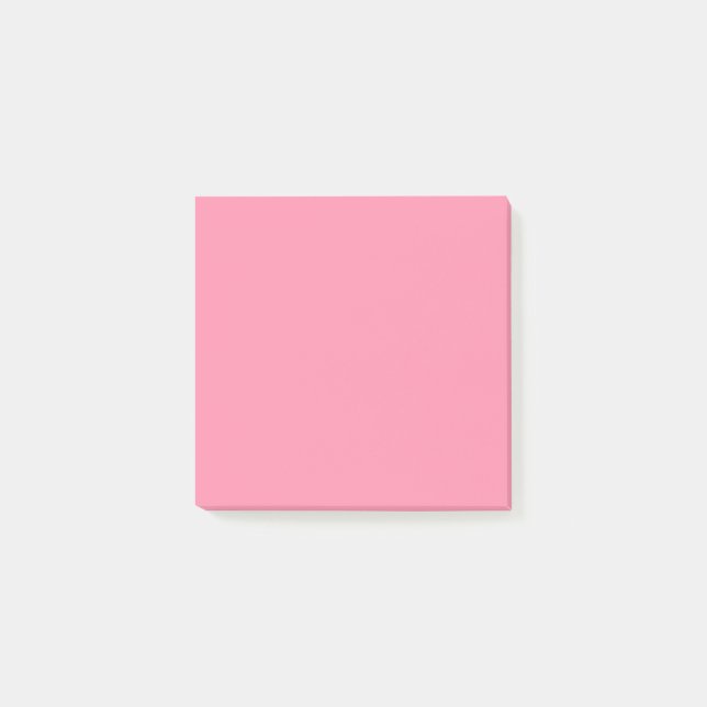 Flamingo Pink Square Post-it-Notizen Post-it Klebezettel (Vorderseite)