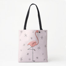 Flamingo Pink überall in der Tasche pink zurück