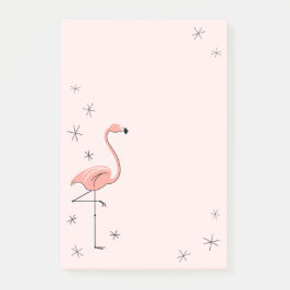 Flamingo Pink vertikal Post-it Klebezettel