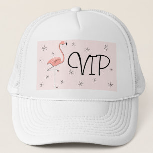 Flamingo Pink 'VIP' Trucker hat pink Truckerkappe