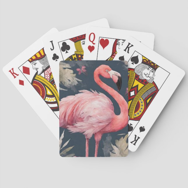 Flamingo Playing Cards Spielkarten (Rückseite)