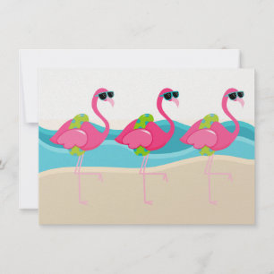 Flamingo Pool / Beach Party - SRF Einladung