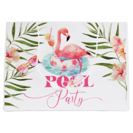 Flamingo Pool Party Geburtstag Große Geschenktüte