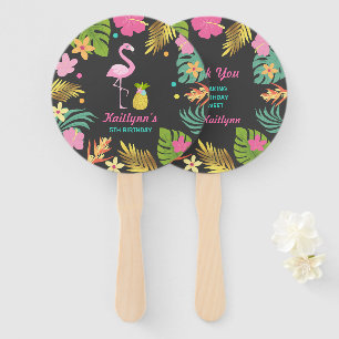 Flamingo Pool Party Hand Fan Flamingo Gastgeschenk Fächer