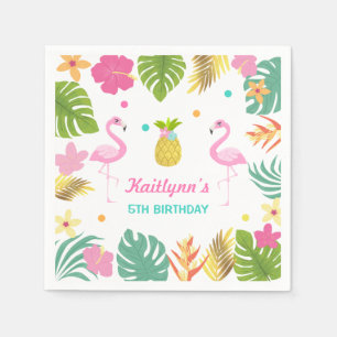 Flamingo-Pool-Party-Party-Servietten-tropischer Serviette