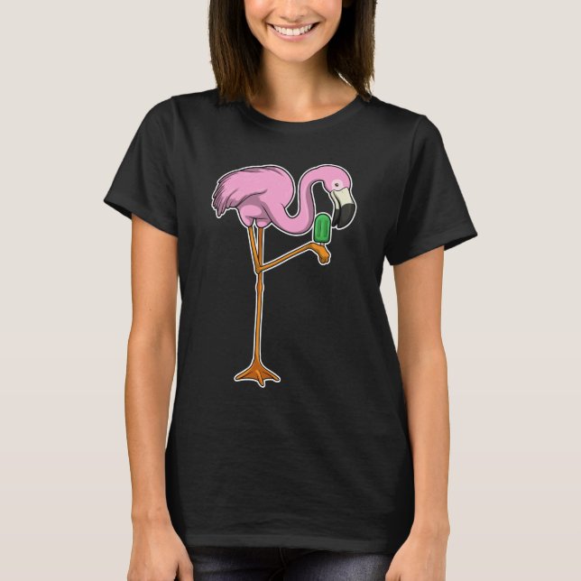 Flamingo Popsicle T-Shirt (Vorderseite)