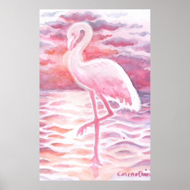 Flamingo Poster (Vorne)